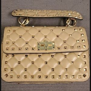 Studded handbag